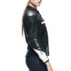 Dainese RAPIDA dámská sportovní kožená bunda černá/bílá vel.38